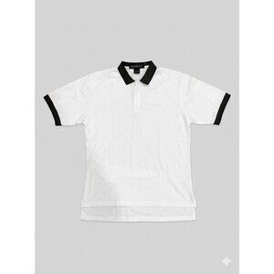 Deadstock 80s VTG Boast Tennis Shirt Large Cotton Polo White - 066